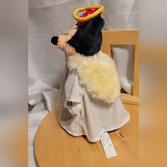 Disney Store Plush Minnie Mouse Angel Tree Topper Vintage 2000 Christmas - Picture 2 of 12